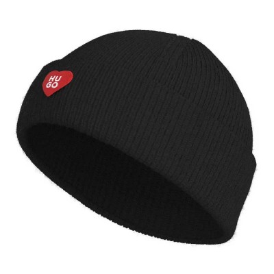 шапка,всички,шапки,hugo,sentialy,10277270,beanie,black,(black)