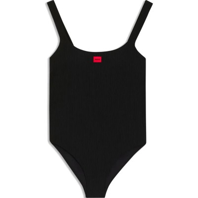 бански,костюм,дамски,бански,костюми,hugo,signature,10273128,swimsuit,black,(black)