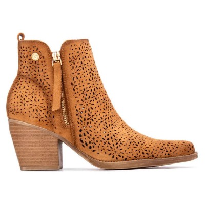 дамски,боти,мъжки,боти,xti,145037,heel,booties,brown,(camel)