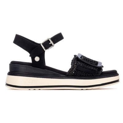 сандали,на,платформа,дамски,сандали,и,чехли,xti,145240,wedge,sandals,black,(black)