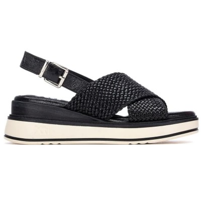 сандали,на,платформа,дамски,сандали,и,чехли,xti,145252,wedge,sandals,black,(black)