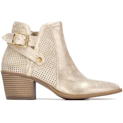 дамски,боти,мъжки,боти,xti,145265,heel,booties,golden,(gold)