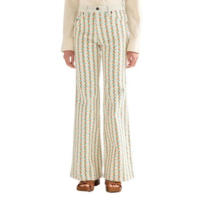 дънки,мъжки,панталони,дамски,панталони,wrangler,112378203,flare,fit,jeans,white,(folksy,floral)