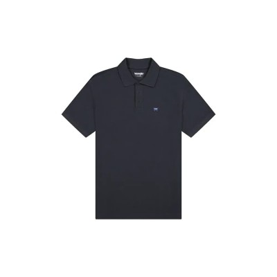 дамски,блузи,с,яка,мъжки,блузи,с,яка,wrangler,112378426,regular,fit,short,sleeve,polo,black,(black)