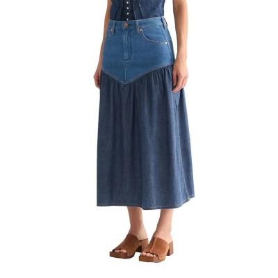 пола,дамски,поли,и,рокли,wrangler,basque,waist,regular,fit,denim,skirt,blue,(lone,rider)