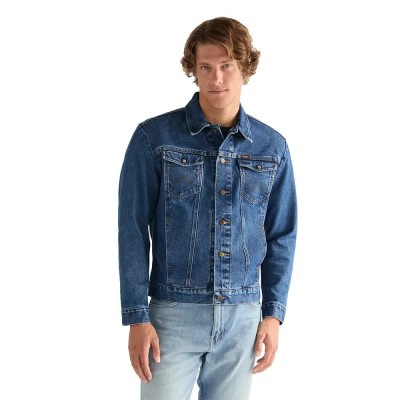 яке,мъжки,якета,дамски,якета,и,палта,wrangler,cowboy,cut,denim,jacket,blue,(stonewash)