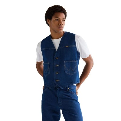 потник,мъжки,жилетки,wrangler,cowboy,cut,vest,blue,(prewashed,indigo)