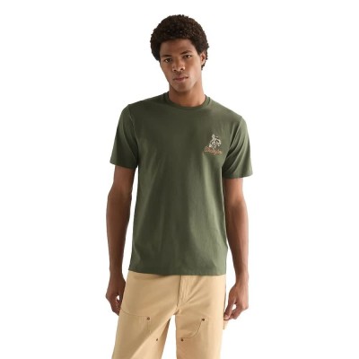 тениска,мъжки,тениски,дамски,тениски,wrangler,embroidery,short,sleeve,t,shirt,green,(deep,depths)