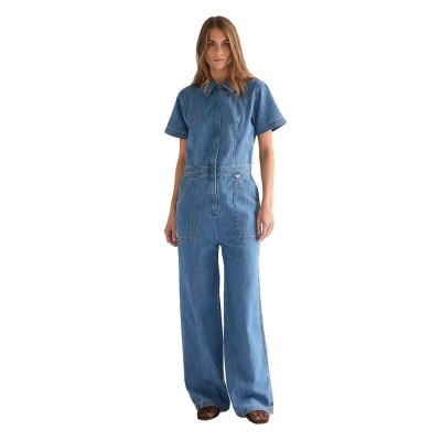 гащеризон,дамски,гащеризони,wrangler,garage,jumpsuit,blue,(engine,heat)