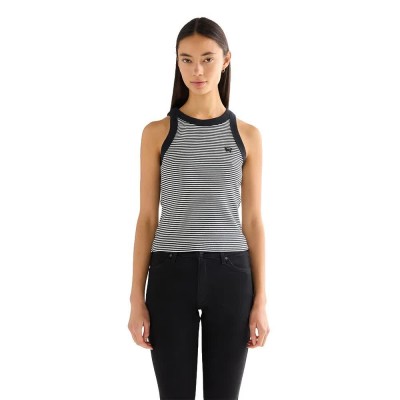 тениска,мъжки,тениски,дамски,тениски,wrangler,ringer,sleeveless,t,shirt,black,(black)