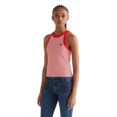 тениска,мъжки,тениски,дамски,тениски,wrangler,ringer,sleeveless,t,shirt,pink,(flame,scarlet)