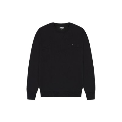блуза,мъжки,пуловери,wrangler,sign,off,crew,sweatshirt,black,(black)