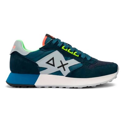 маратонки,мъжки,маратонки,дамски,маратонки,sun68,jaki,2.0,fluo,trainers,blue,(navy,blue)