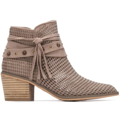 дамски,боти,мъжки,боти,refresh,175180,heel,booties,brown,(taupe)