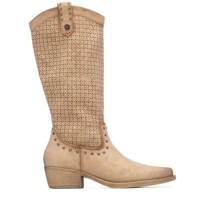 обувки,дамски,боти,мъжки,боти,refresh,175292,heel,boots,beige,(beige)