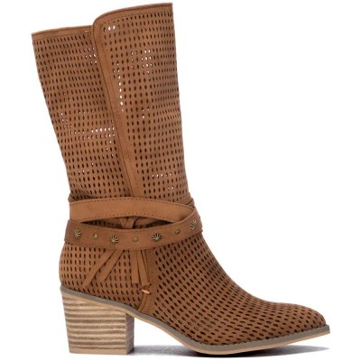обувки,дамски,боти,мъжки,боти,refresh,175293,heel,boots,brown,(camel)