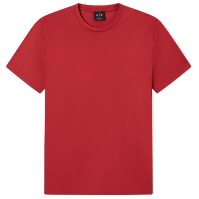 тениска,мъжки,тениски,дамски,тениски,armani,exchange,8nzt74,zja5z,short,sleeve,v,neck,t,shirt,red,(winery)