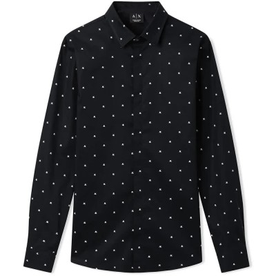 риза,с,дълъг,ръкав,дамски,ризи,мъжки,ризи,armani,exchange,xm000625,af13184,long,sleeve,shirt,black,(ax,cross,logo,deep,navy)