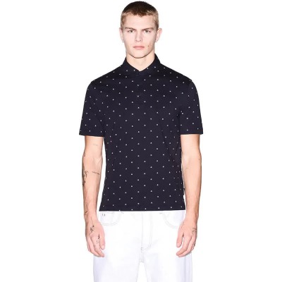 дамски,блузи,с,яка,мъжки,блузи,с,яка,armani,exchange,xm000735,af10356,short,sleeve,polo,blue,(ax,cross,logo,deep,navy)