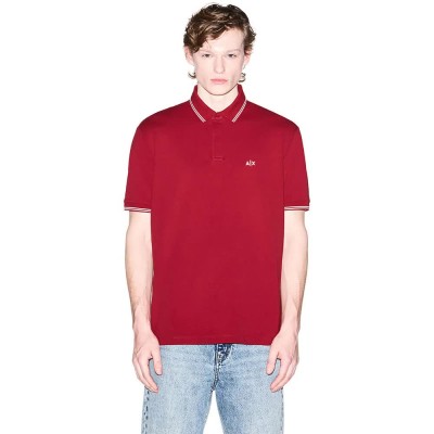 дамски,блузи,с,яка,мъжки,блузи,с,яка,armani,exchange,xm001287,af17321,short,sleeve,polo,red,(winery)