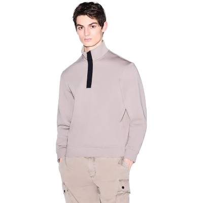 блуза,мъжки,пуловери,armani,exchange,xm001295,af10818,half,zip,sweatshirt,beige,(driftwood)