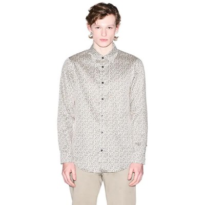 риза,с,дълъг,ръкав,дамски,ризи,мъжки,ризи,armani,exchange,xm001942,af19194,long,sleeve,shirt,grey,(block,logo,allover,print,cream)