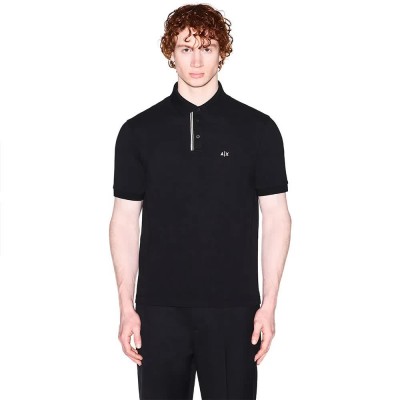 дамски,блузи,с,яка,мъжки,блузи,с,яка,armani,exchange,xm002067,af10366,long,sleeve,polo,black,(black)