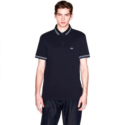 дамски,блузи,с,яка,мъжки,блузи,с,яка,armani,exchange,xm002326,af13026,short,sleeve,polo,blue,(deep,navy)