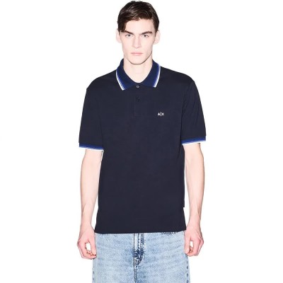 дамски,блузи,с,яка,мъжки,блузи,с,яка,armani,exchange,xm002329,af13026,short,sleeve,polo,blue,(deep,navy)