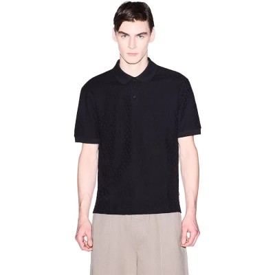 дамски,блузи,с,яка,мъжки,блузи,с,яка,armani,exchange,xm002346,af10337,short,sleeve,polo,black,(black)