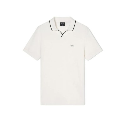 дамски,блузи,с,яка,мъжки,блузи,с,яка,armani,exchange,xm002401,af10366,short,sleeve,polo,white,(off,white)