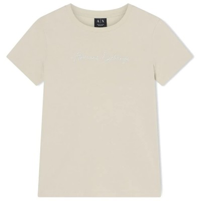 тениска,мъжки,тениски,дамски,тениски,armani,exchange,xw000839,af10356,short,sleeve,t,shirt,beige,(dust)