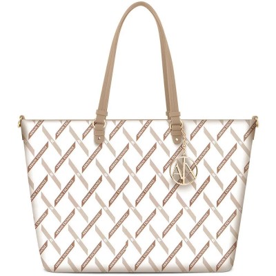 пазарска,чанта,всички,чанти,armani,exchange,xw000926,af17155,shopper,bag,white,(off,white,sand)