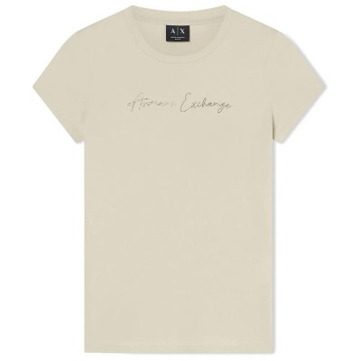 тениска,мъжки,тениски,дамски,тениски,armani,exchange,xw001457,af10356,short,sleeve,t,shirt,beige,(dust)