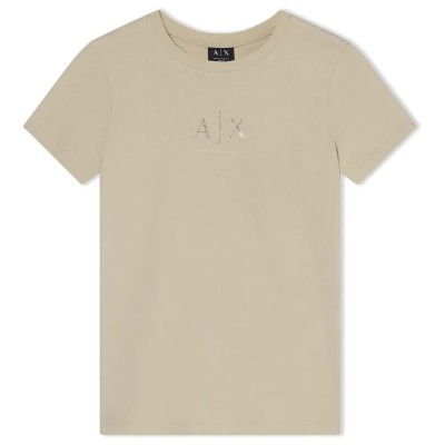 тениска,мъжки,тениски,дамски,тениски,armani,exchange,xw001459,af10356,short,sleeve,t,shirt,beige,(dust)