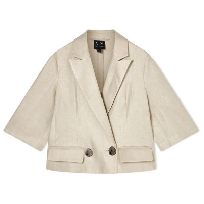 сако,дамски,сака,armani,exchange,xw001981,af21530,blazer,beige,(dust)