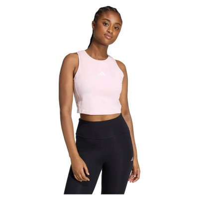 тениска,мъжки,тениски,дамски,тениски,adidas,essentials,3,stripes,padded,sleeveless,t,shirt,pink,(clear,pink)