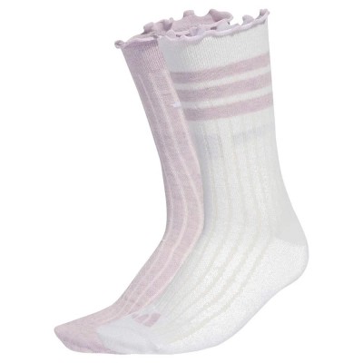 чорапи,мъжки,чорапи,дамски,чорапи,adidas,glow,crew,socks,2,units,white,purple,(white,ice,lavender,white)