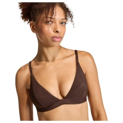 дамски,бански,костюми,adidas,iconisea,ribbed,padded,triangle,bikini,top,brown,(aurora,coffee)
