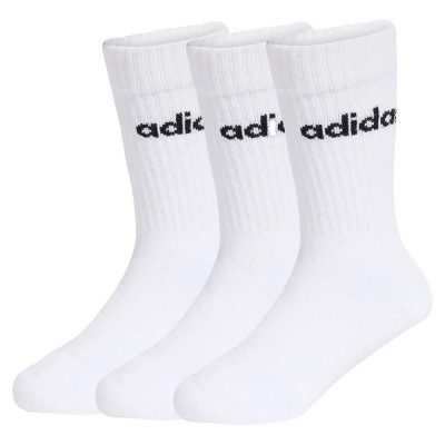 чорапи,детски,чорапи,adidas,linear,crew,socks,3,units,white,(white,white,white)