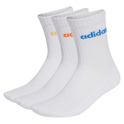 чорапи,мъжки,чорапи,дамски,чорапи,adidas,linear,cushioned,crew,socks,3,units,white,(white,pure,orange,semi,ice,tangerine,mel,ray,blue)