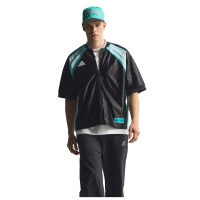 риза,с,къс,ръкав,мъжки,ризи,adidas,mercedes,amg,petronas,f1,team,las,vegas,baseball,short,sleeve,shirt,black,(black,white)