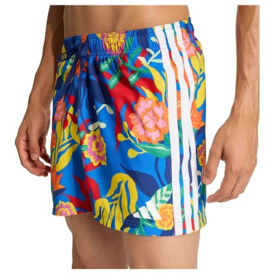 бански,гащета,мъжки,бански,костюми,adidas,mexicana,florals,3,stripes,5´´,swimming,shorts,blue,(glory,blue,white)