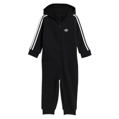 гащеризон,детски,облекла,за,момичета,детски,облекла,за,момчета,adidas,originals,3,stripes,onesie,long,sleeve,jumpsuit,black,(black)