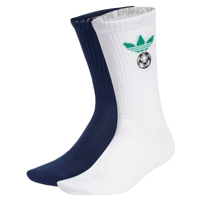 чорапи,мъжки,чорапи,дамски,чорапи,adidas,originals,football,embroidered,crew,socks,2,units,white,blue,(white,night,indigo)