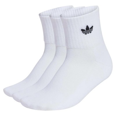 чорапи,мъжки,чорапи,дамски,чорапи,adidas,originals,mid,ankle,socks,3,units,white,(white)