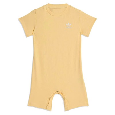 пижама,детски,облекла,за,момичета,детски,облекла,за,момчета,adidas,originals,regular,short,sleeve,rib,onesie,romper,orange,(orange,tint)
