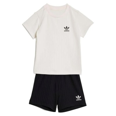 детски,екипи,adidas,originals,regular,wide,rib,short,t,shirt,set,white,black,(black)