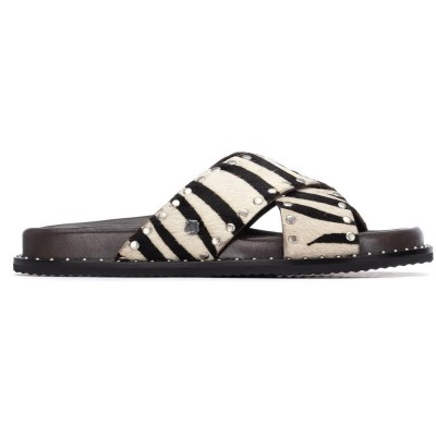 сандали,дамски,сандали,и,чехли,carmela,163054,sandals,white,black,(zebra)