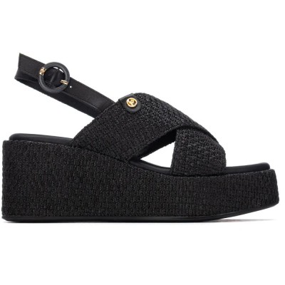 сандали,на,платформа,дамски,сандали,и,чехли,carmela,163234,wedge,sandals,black,(black)